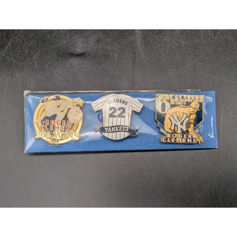 Roger Clemens New York Yankees Lapel Hat Pin MLB 6x Cy Young 300 Wins Collectors